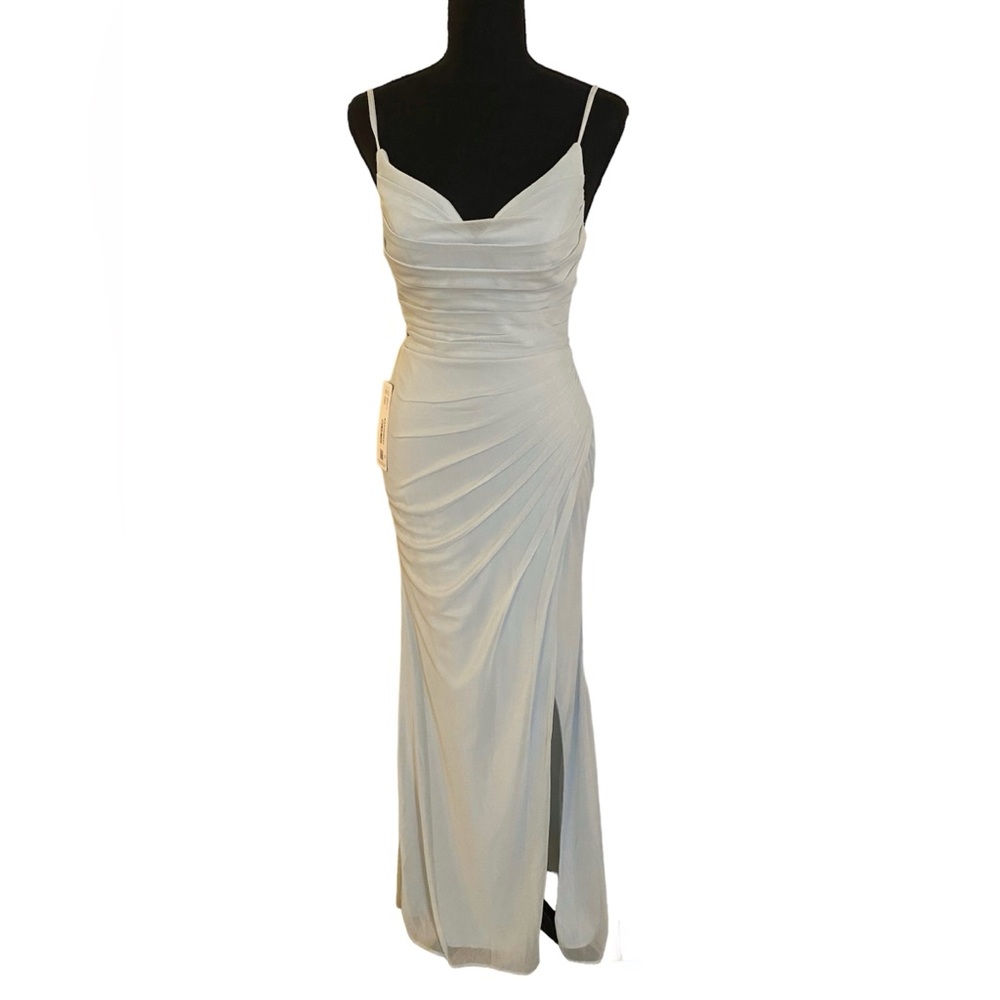 Azazie New Maxi Dress Baby Blue